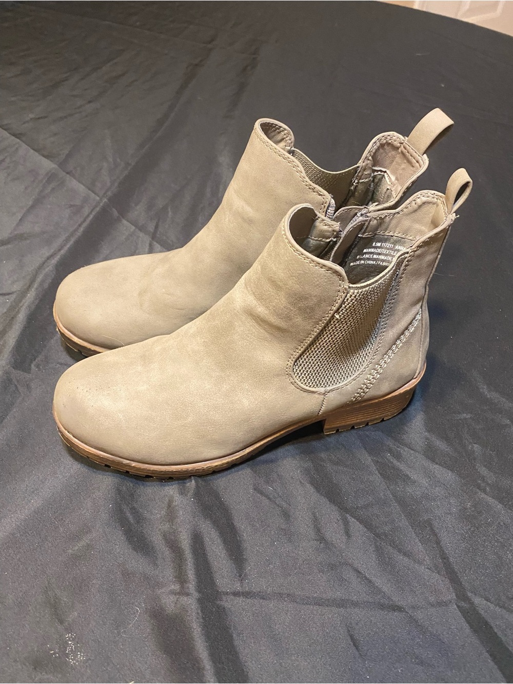 Maurices Taupe Chelsea Ankle Boots